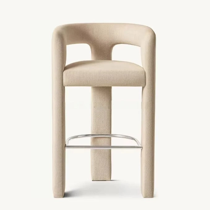 circle counter chair.