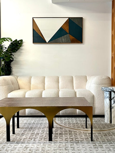 Metro Glass coffee table. (Bronze)