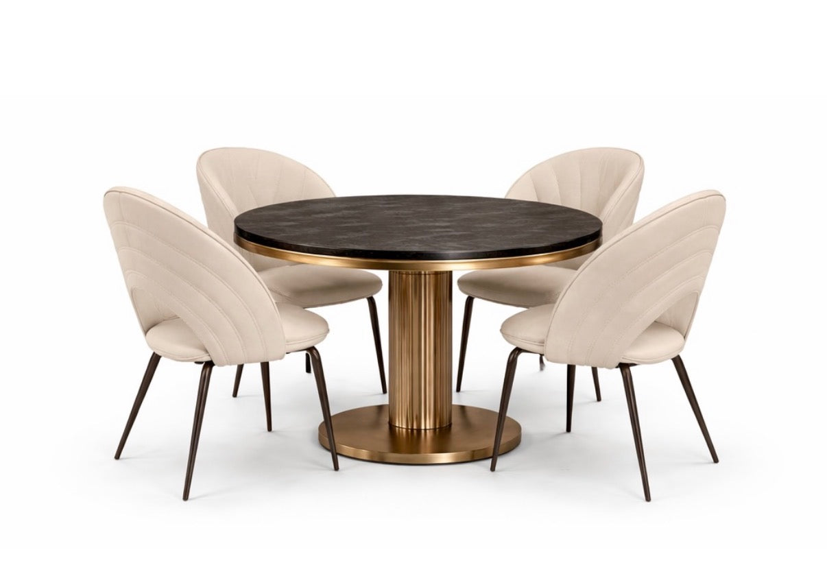 Club Table Sets Club lounge dining table set – Retro modern designs