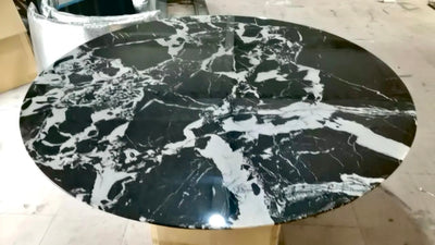 Bulgari marble dining table.