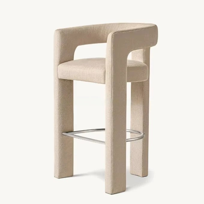 circle counter chair.