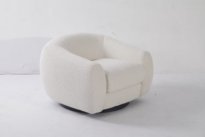 Pascal swivel boucle lounger