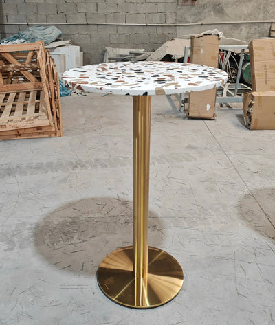 Terrazzo marble tables