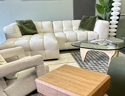 Boba Sectional mini (Cream boucle)