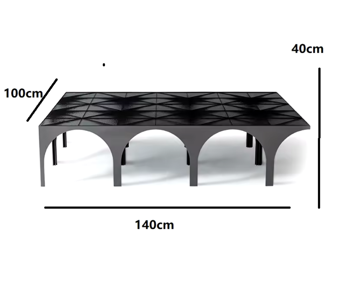 Metro Glass coffee table.