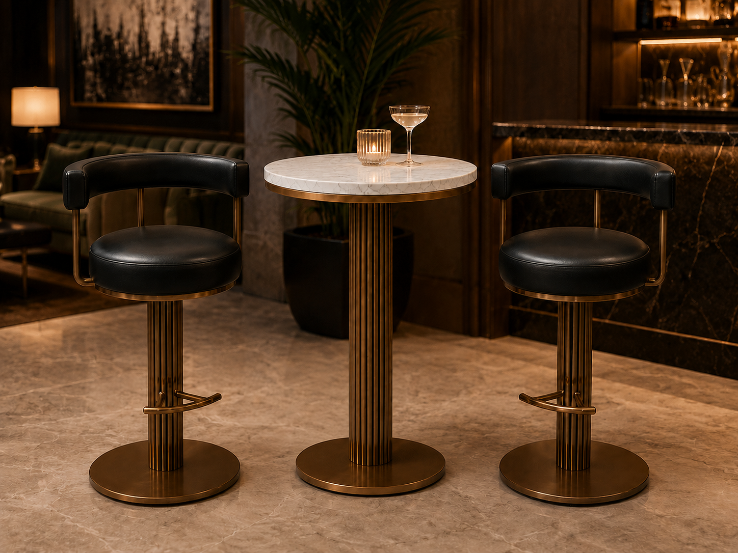Steam punk stool tables – Retro modern designs