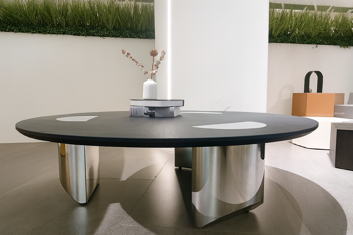 Wood and Steel coffee table