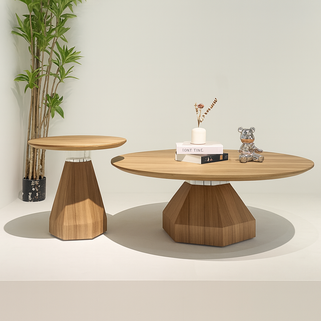 Artisan coffee table and side table set