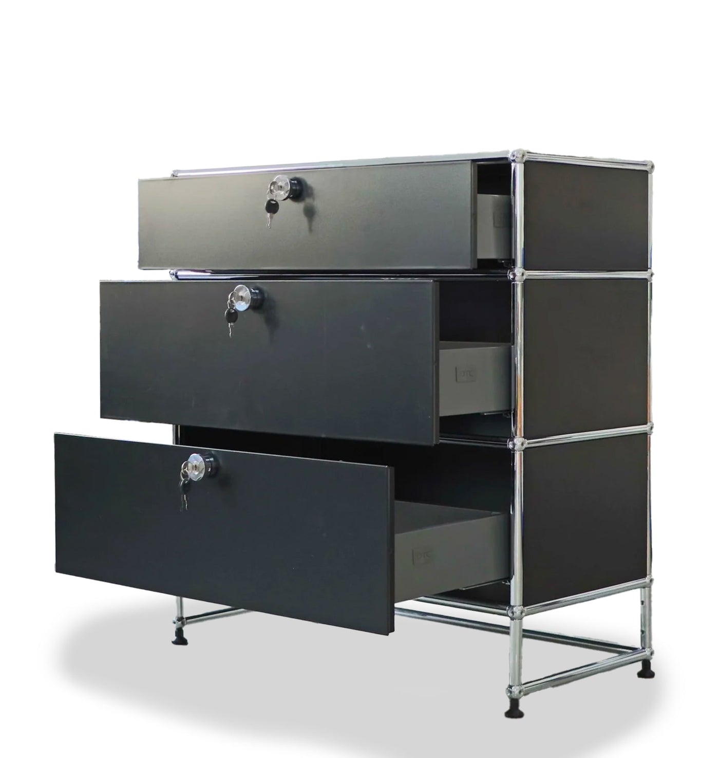 Black Chrometech storage cabinet