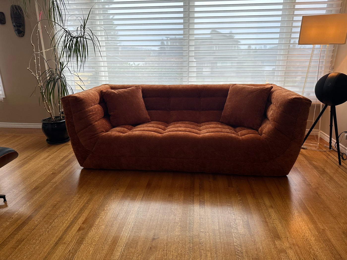 Russo2 Corner sofa ( Orange chenille)