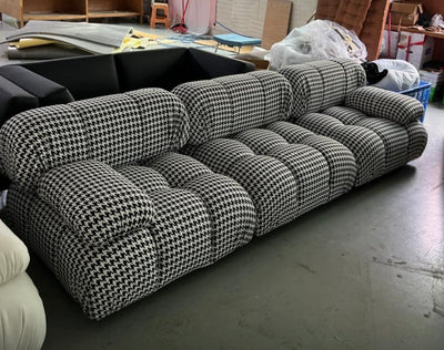 Houndstooth Haven: The Bellivano2 Special Edition Sofa