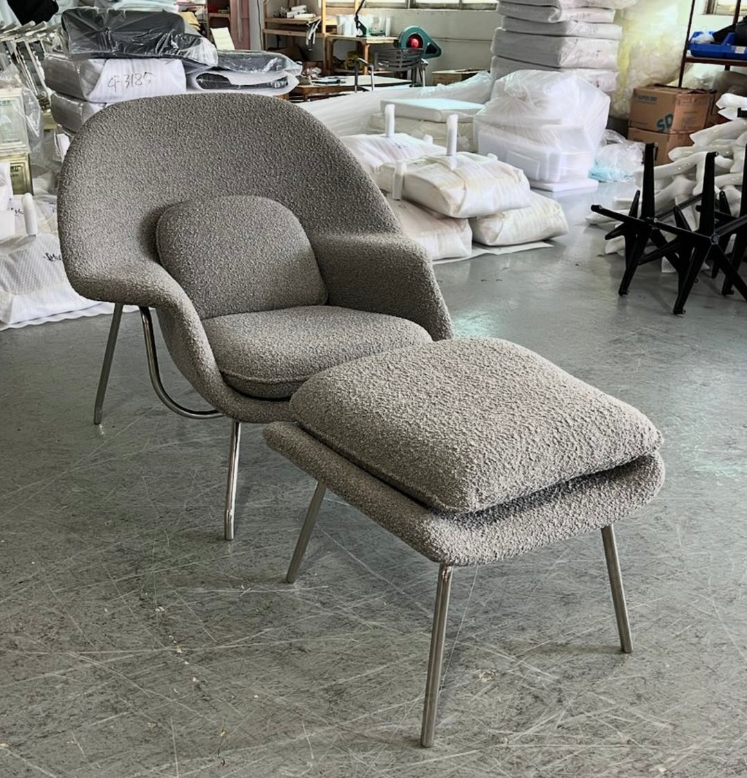 Womb chair Ottoman retromodernhome