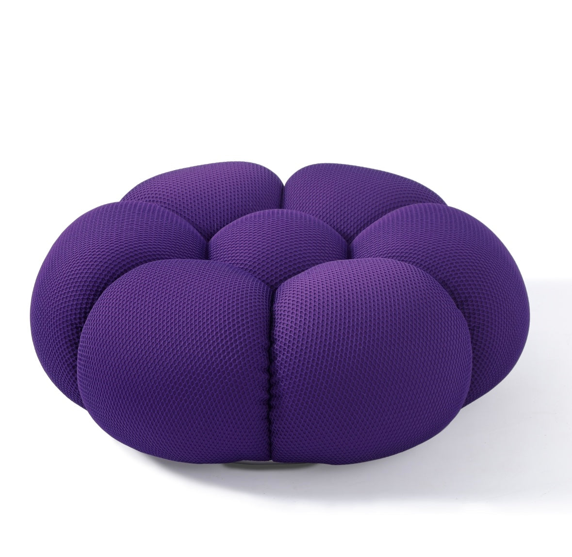 HIve chair (Swivel) in PInk & Purple Ottoman