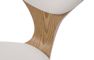 White / Natural RM counter stools ( Pair of 2)