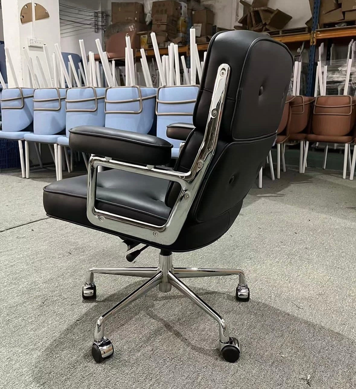 executive Leather padded arm rest office Chair