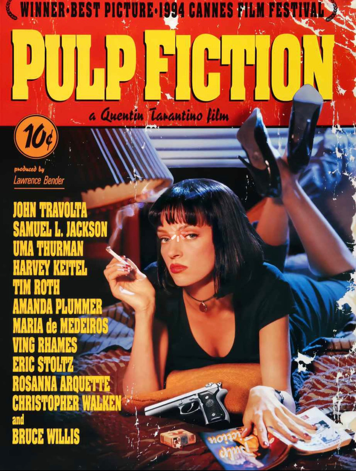 Pulp fiction movie poster 120x160cm