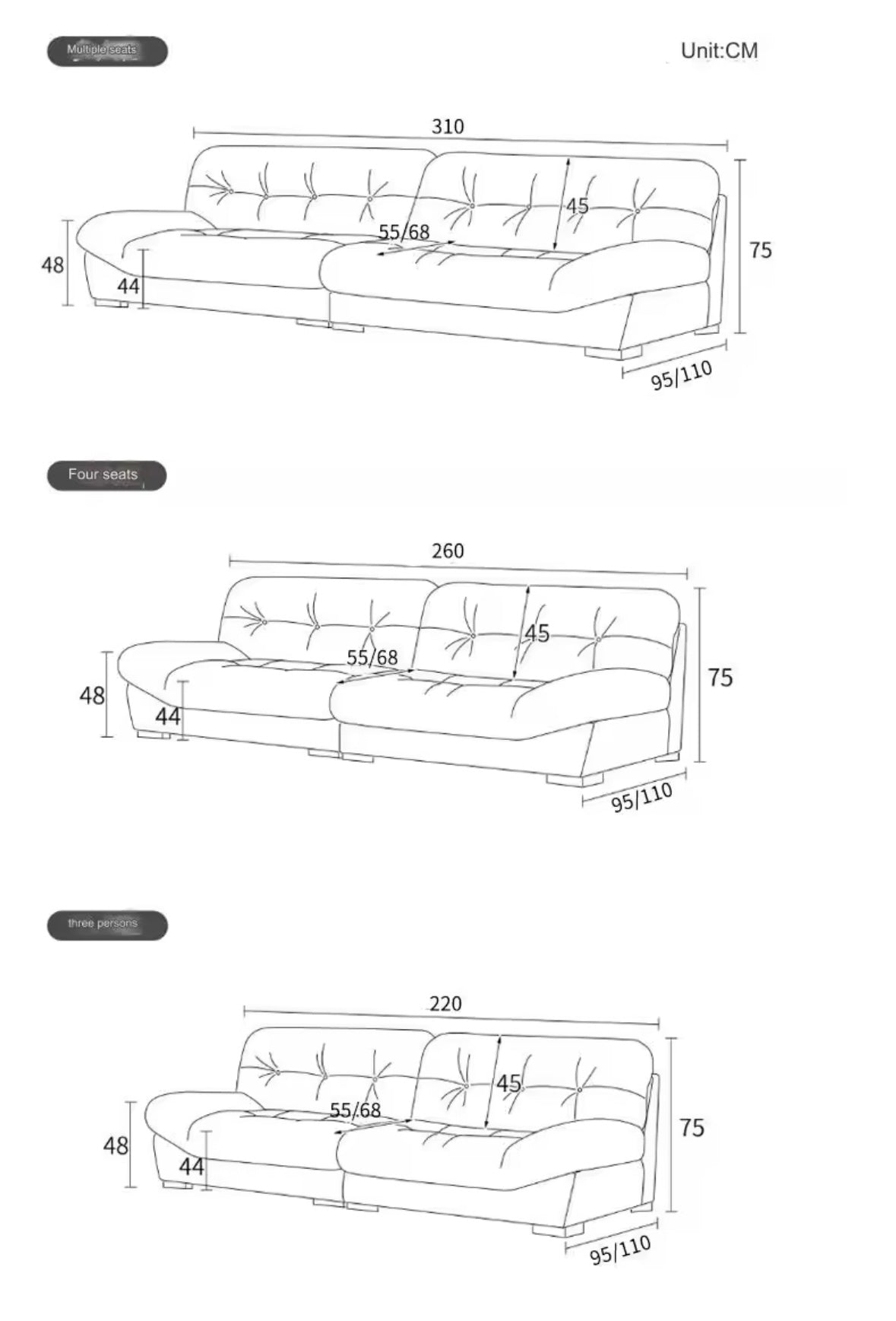 Milan sofa