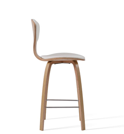 White / Natural RM counter stools ( Pair of 2)