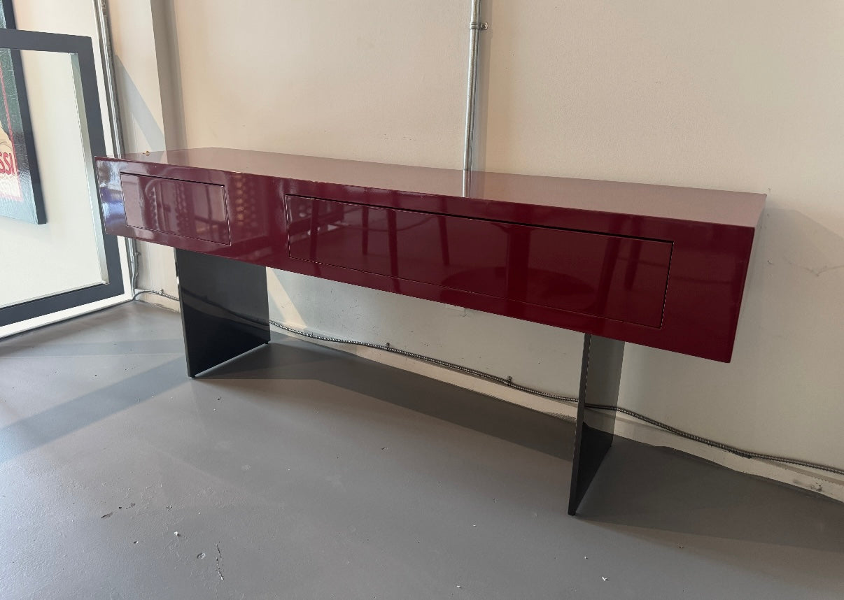 Kyoto red lacquer sideboard