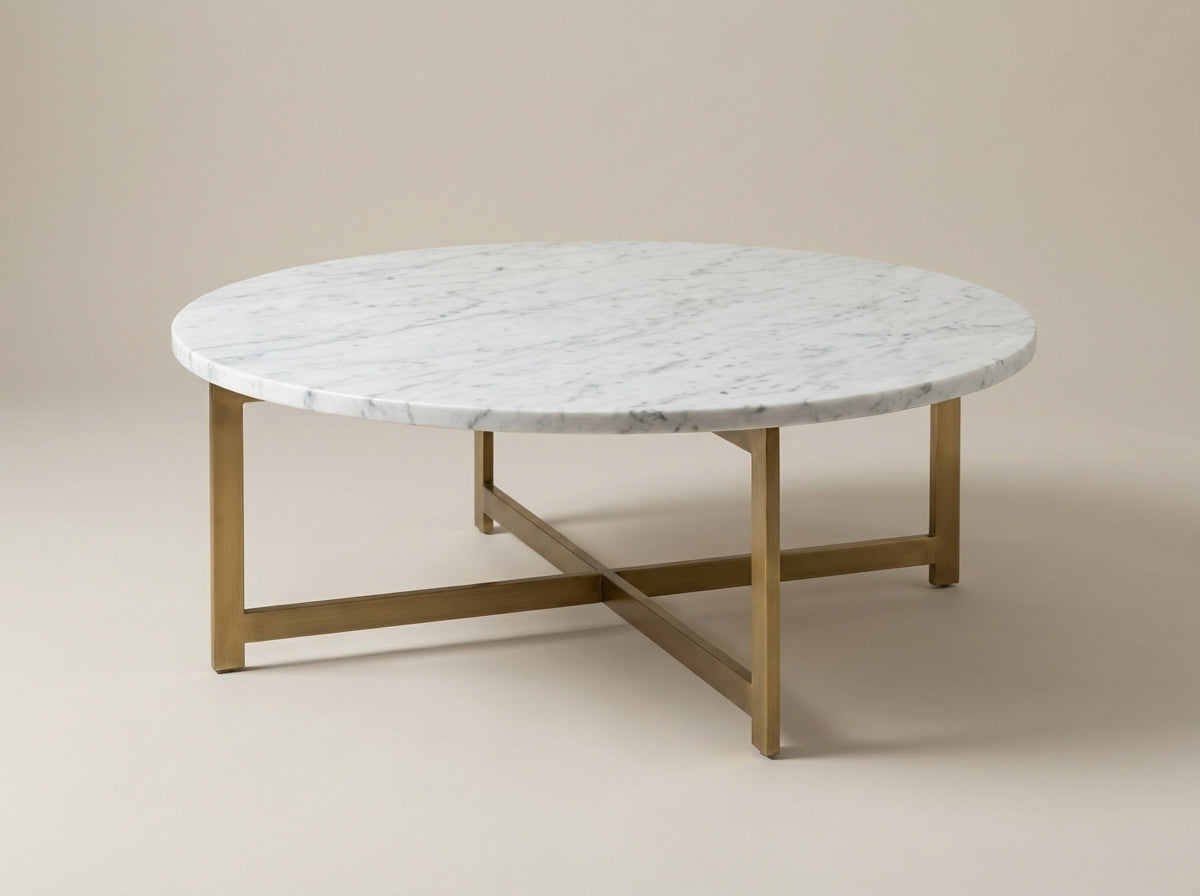 Vintage marble coffee table