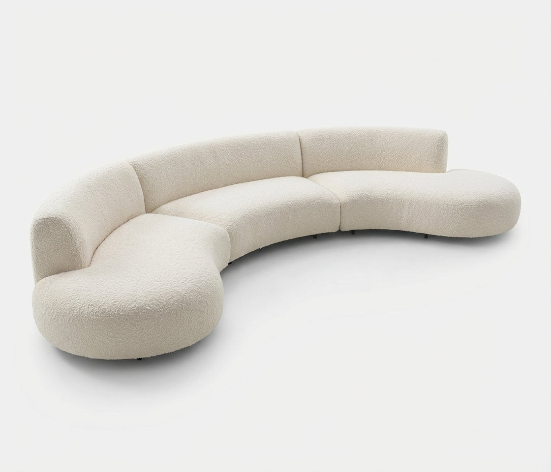 3 Piece Curve Kagan sofa