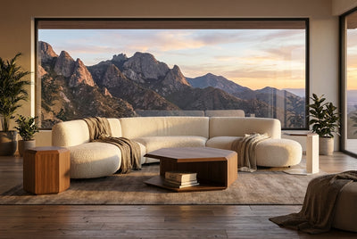 3 Piece Curve Kagan sofa