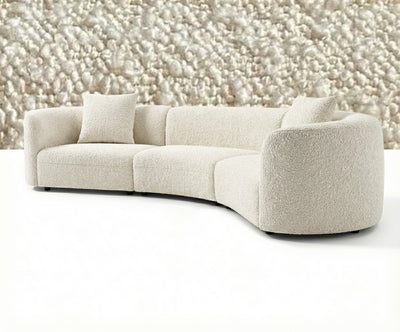 3 Piece Kagan Full arm rest Curve sofa