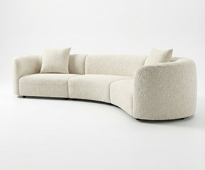 3 Piece Kagan Full arm rest Curve sofa