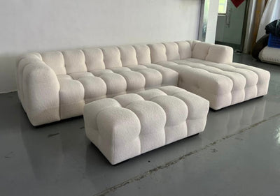 Boba full size sectional with ottoman