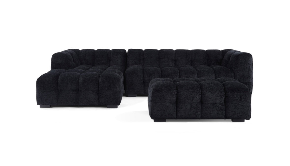 Boba full size sectional with ottoman