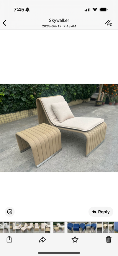 Outdoor frame furniture sets (In stock)