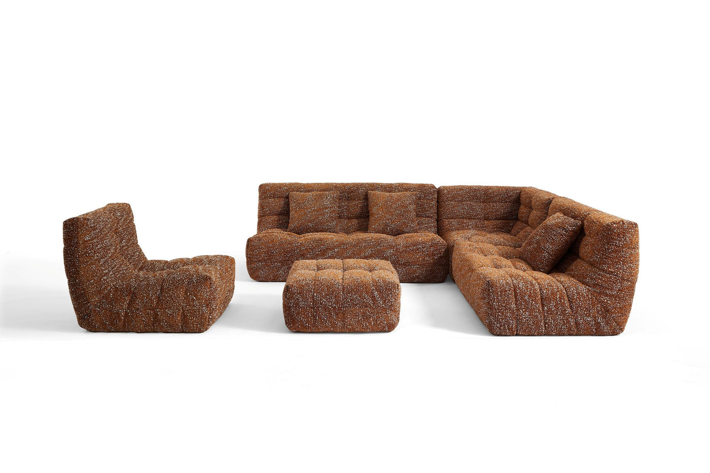 Russo2 (5 piece set) Teddy bear boucle