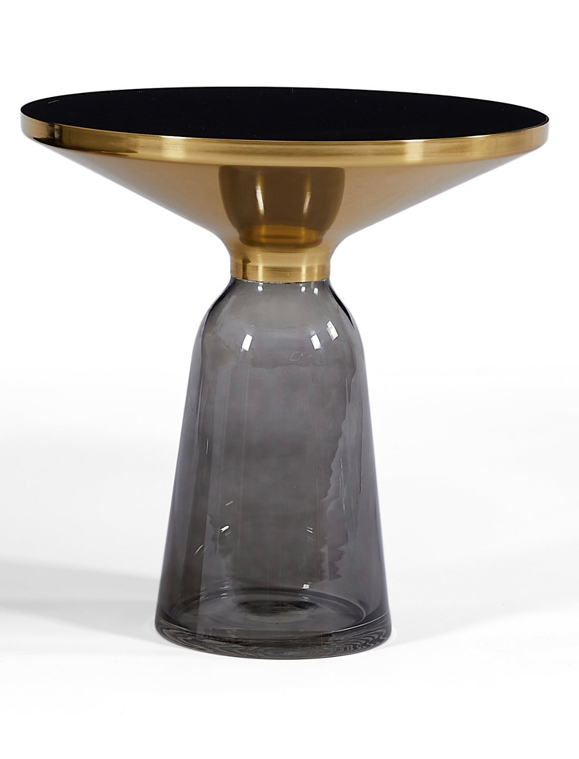 Murano side table smoked grey
