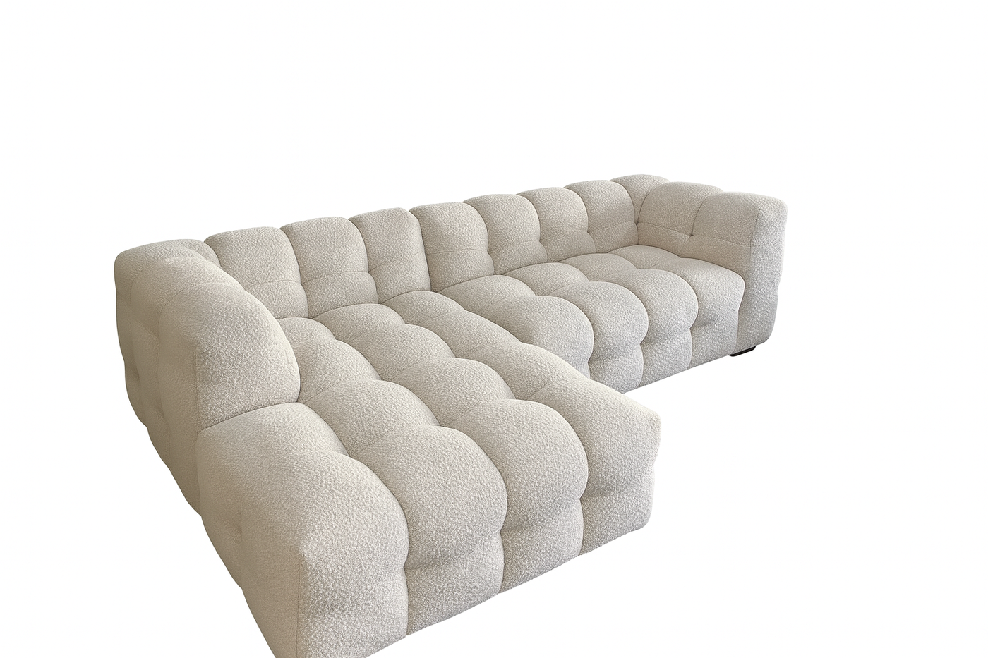 Boba Sectional mini (Cream boucle)