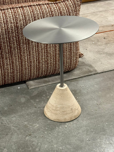 Rock steel side table