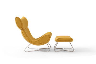 Wingback Lounge Chair & Ottoman