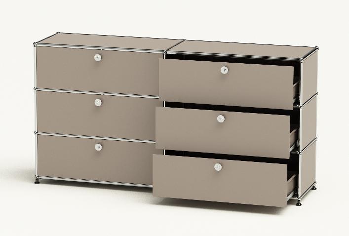 Chrometech storage solution 6 Drawer cabinet