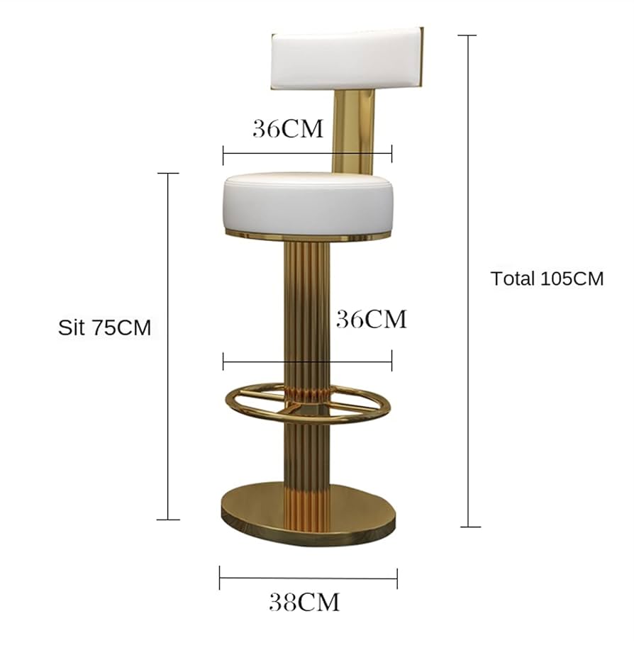 Gatsby bar chair (fixed height)