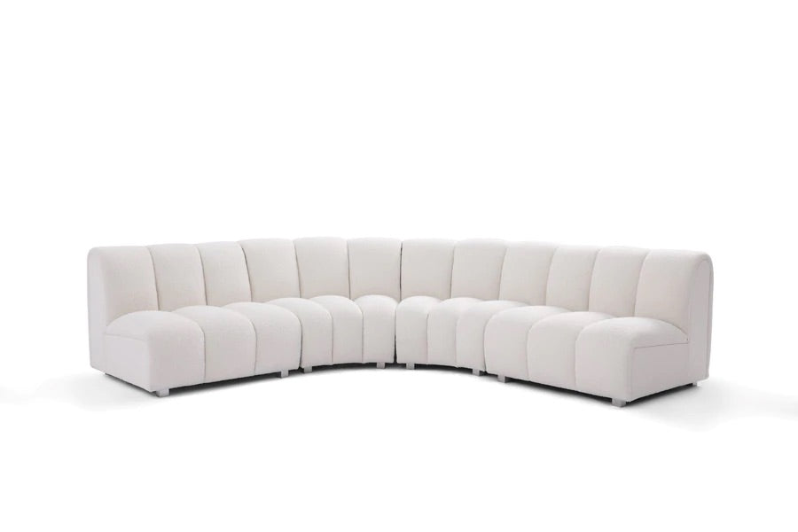 4 piece Channel Sofa