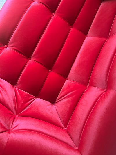 Russo2 Corner sofa ( Red Velvet ) Special pricing