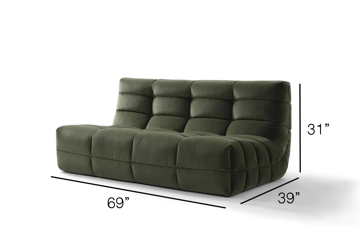 Russo2 sofa (Beige corduroy)  ( Floor model )