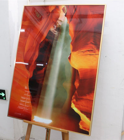 Utah Canyon Scenery art on acrylic with resin printing ( high gloss )