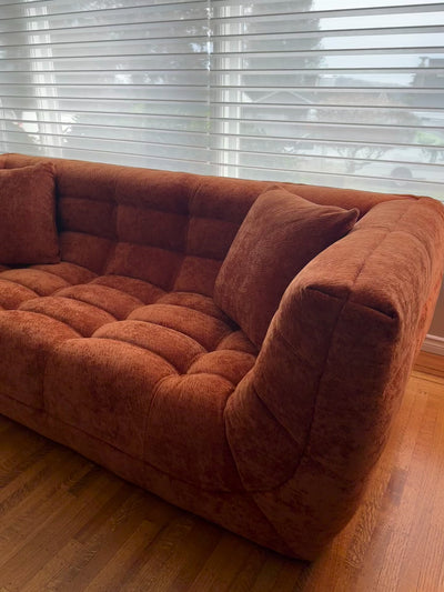 Russo2 Corner sofa ( Orange chenille)