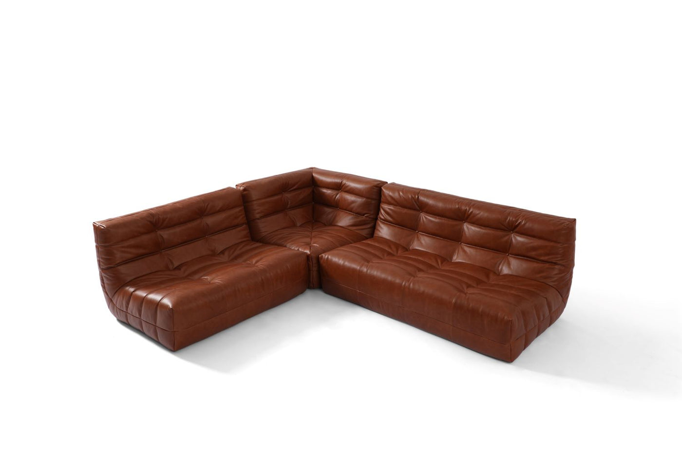 Russo2 sectionals in Soft Vintage leather