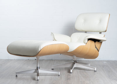 Eames chair & Ottoman (special White edition ) - Retro Modern Designs