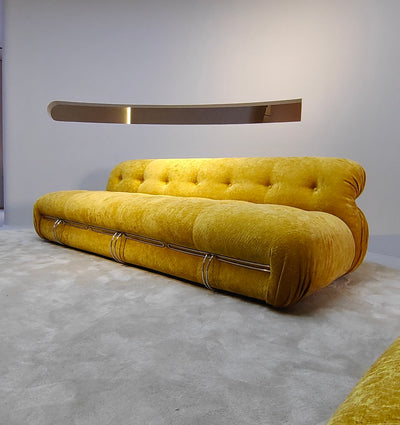 Sollana sofa in Yellow Chenille