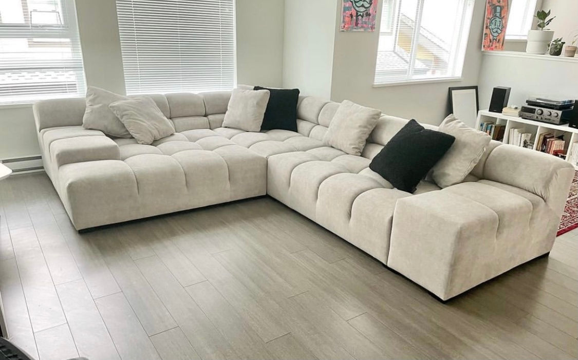 Tufty Large L sofa - Retro Modern Designs
