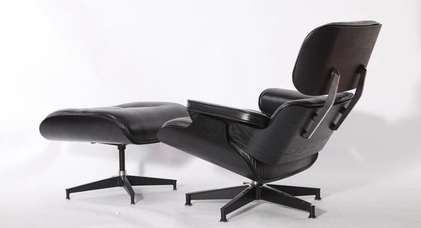 Black edition Eames Lounge Chair & Ottoman - Retro Modern Designs