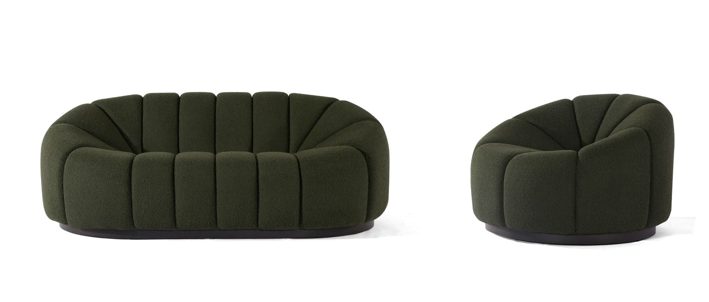 Elle sofa set (Love seat and Lounger) - Retro Modern Designs